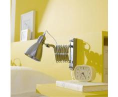 Applique extensible en métal satiné longueur réglable jusqu'à 50 cm Naha