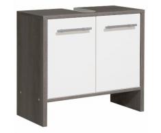 Meuble sous-lavabo 2 portes Longueur 62cm OLIVER Seul