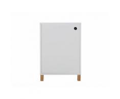 Caisson 1 porte en bois massif L50xP40xH57 STAN