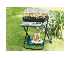 Barbecue charbon bois en acier 61x42 cm PLIANT