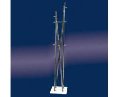 Porte-manteaux en acier noir - L35xP35xH193cm - MAC