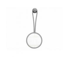 Miroir salle de bain à accrocher ou suspendre avec système de ventouse FLEX Gris
