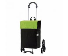 Chariot de course 6 roues châssis classique Treppensteiger Scala Shopper Hera Vert