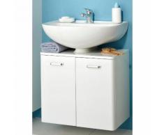 Meuble sous-lavabo 2 portes Longueur 60 cm C1/2 NEVILLE Seul