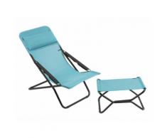 Chilienne TRANSABED + repose pieds NEXT TRANSABED Aqua