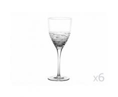 Verre à eau en verre soufflé bouche H.21cm 28cl - Lot de 6 TOTEM