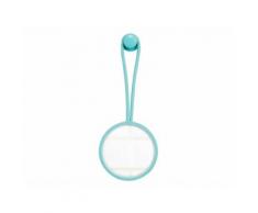 Miroir salle de bain à accrocher ou suspendre avec système de ventouse FLEX Bleu