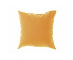 Coussin uni déhoussable 100% coton 60x60cm ROMEO Ocre