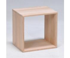 Etagère cube en hêtre massif personnalisable L36cm NOLAN 1 niche