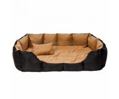 Coussin lit panier matelas pour chien + matelas + coussin XXL 110 x 90 x 27 cm