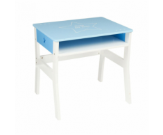 Atmosphera for Kids-Bureau bleu pour enfant en bois
