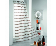 Panneau voilage a oeillet 140x240cm CHOCOLAT
