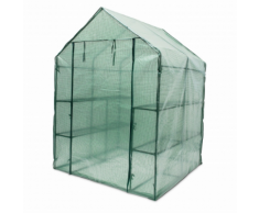 Serre de jardin métal 140 x 190 x 140 cm 2 m2 jardinage plante