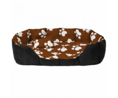 Coussin lit panier matelas pour chien + matelas + coussin XXL 110 x 90 x 27 cm