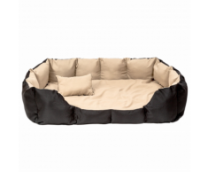 Coussin lit panier matelas pour chien + matelas + coussin XXL 110 x 90 x 27 cm