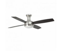 Ventilateur de plafond moderne Ufo-4 D132 cm - Noir