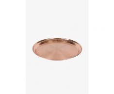 Assiette décorative en métal cuivré Sass & Belle marron / bronze 100% métal en TU