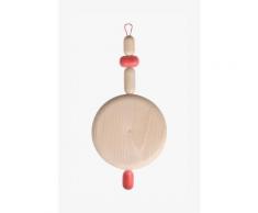 Dessous de Plat Rond Bitossi Home rouge / bordeaux 100% bois en TU