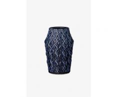 Vase en céramique 'Navy' Bloomingville bleu / marine en TU