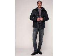 Parka noire col cheminée avec capuche incrustée Esprit noir 100% polyester du S au XL homme