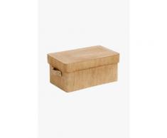Boîte de rangement en bois Nordal marron / bronze 100% bois en TU