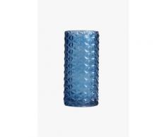 Vase bleu en verre &klevering amsterdam bleu / marine 100% verre en TU