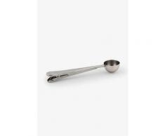 Cuillère à café clipsable Kikkerland gris / argent 100% acier en TU