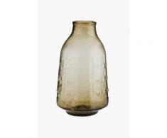 Vase fumé en verre recyclé Madam Stoltz marron / bronze 100% verre en TU