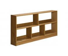 Etagère enfant pin massif teinté miel Bari