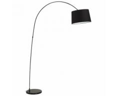 Lampadaire arqué design 'EKLIPS' noir