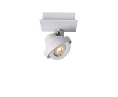 Lucide 17906/05/31 Landa II Éclairage de Plafond Spot LED Chrome Satiné 11,5 x 11,5 x 14,5 cm