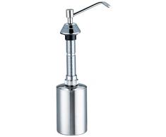 Nofer 03100 Distributeur de Savon à Encastrer Brillant Argent 500 ml