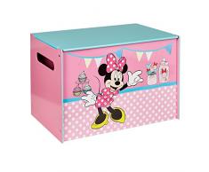 Minnie Mouse 865887 Coffre de rangement Bois Rose 39,5 x 60 x 39,5 cm