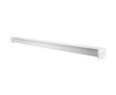 Kleine Wolke 3320100746 Rouleau de Douche Combinable Plastique Blanc 134 cm