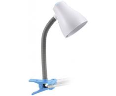 Ranex 1001166 Lampe de Bureau à Pince sans Ampoule Bleu