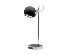 Leitmotiv CN884BK Mini Retro Lampe de Table Noir Métal