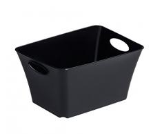 Sundis 7948005 Living Box Mini Boîte de Rangement Plastique Noir 18 x 13,4 x 9 cm