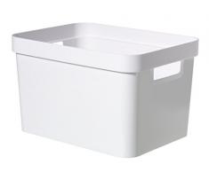 Curver 04741-N23-01 Infinity Boîte de rangement Plastique Blanc 35,6 x 26,6 x 21,8 cm 17 L