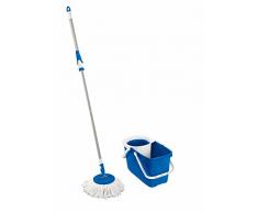Leifheit 52033 Set Clean Twist Balai Plastique Bleu