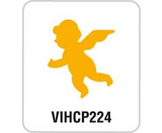 Artemio VIHCP224 Perforatrice à Levier Moyenne Ange Plastique Multicolore 8,5 x 5 x 12 cm