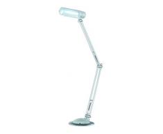 Wofi 871701700000 Corby Lampe de Bureau 15 W E27 Argent