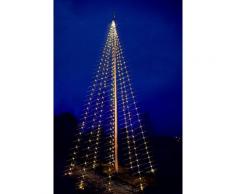 Star 488-01 LED Décoration Flagpole Guirlande Lumineuse 8 x 50 LEDs Blanc Chaud 10 m