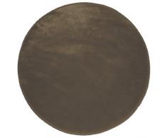 Douceur dIntérieur - Tapis Velour Louna - Choco - 90 cm