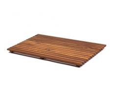Asinox TEK4A5080 Caillebotis de Douche Bois Marron 80 x 50 x 4 cm