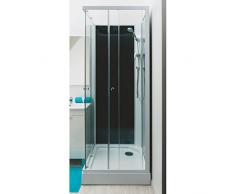 Aqua Plus SACHCABNHMIG Minea 80/80 Cabine de douche non hydro Gris
