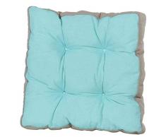 Madison B248 Coussin Matelas Motif Panama 75% Coton 25% Polyester Menthe Duo 47 x 47 cm