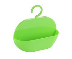 Wenko 22138100 Candy Caddy de Douche Panier de Rangement Plastique Vert 26 x 9 x 23 cm