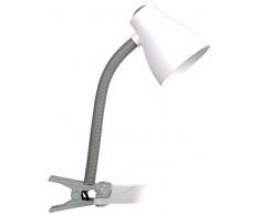 Ranex 1001168 Lampe de Bureau à Pince sans Ampoule Gris