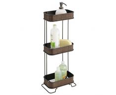 InterDesign 33780EU Twillo Étagère 3-Étages, Bronze