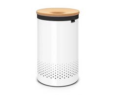 Brabantia Panier à linge avec couvercle en liège 60 l